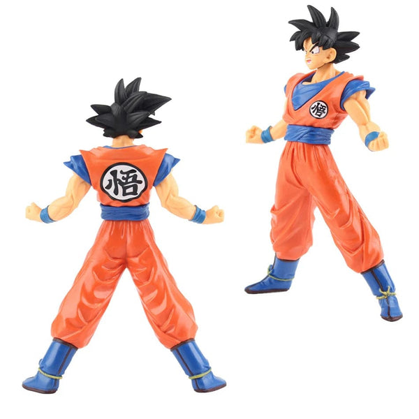 Planet Gates 04 Anime Dragon Ball Z Super Saiyan Son Goku Vegeta Anime Action Figure Model Gifts Collectible Figurines for Kids 18cm