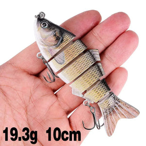 Planet Gates 04 Aorace Fishing wobbler Lifelike  6/7 Segment Swimbait Crankbait Hard Bait Slow 10cm 17g 15g Isca Artificial Lures Fishing Tackle