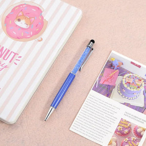 Planet Gates 04 / black Multicolor Metal Crystal Ballpoint Pen Custom Logo Pen Wedding Souvenir Advertising Gift School Teacher Office Stationery Pens