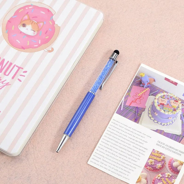 Planet Gates 04 / black Multicolor Metal Crystal Ballpoint Pen Custom Logo Pen Wedding Souvenir Advertising Gift School Teacher Office Stationery Pens