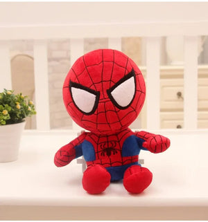 Planet Gates 04 NEW 27cm Man Spidermaned Plush Toys Movie Dolls Marvel Avengers Soft Stuffed Hero Captain America Iron Christmas Gifts for Kids