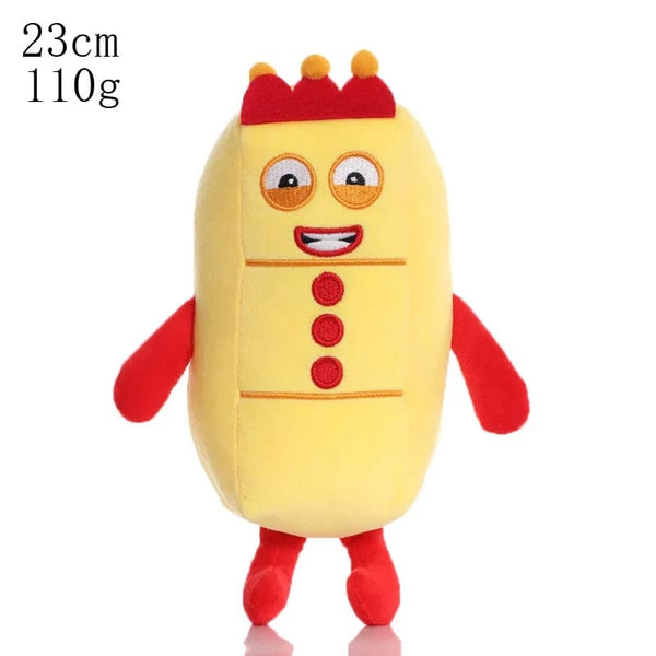 Planet Gates 05 14-18cm Cartoon Number Plush Doll Toys Educational Stuffed Movie Anime Kids Early Childhood Birthday Christmas Gift