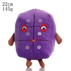 Planet Gates 05 14-18cm Cartoon Number Plush Doll Toys Educational Stuffed Movie Anime Kids Early Childhood Birthday Christmas Gift