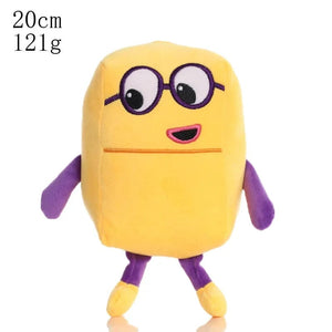 Planet Gates 05 14-18cm Cartoon Number Plush Doll Toys Educational Stuffed Movie Anime Kids Early Childhood Birthday Christmas Gift