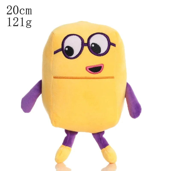Planet Gates 05 14-18cm Cartoon Number Plush Doll Toys Educational Stuffed Movie Anime Kids Early Childhood Birthday Christmas Gift