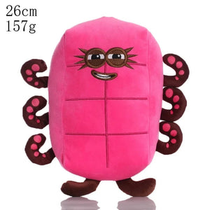 Planet Gates 05 14-18cm Cartoon Number Plush Doll Toys Educational Stuffed Movie Anime Kids Early Childhood Birthday Christmas Gift