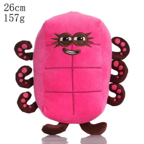 Planet Gates 05 14-18cm Cartoon Number Plush Doll Toys Educational Stuffed Movie Anime Kids Early Childhood Birthday Christmas Gift