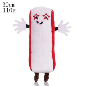Planet Gates 05 14-18cm Cartoon Number Plush Doll Toys Educational Stuffed Movie Anime Kids Early Childhood Birthday Christmas Gift