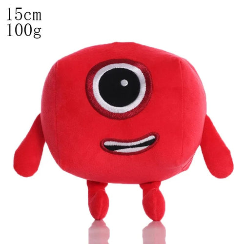 Planet Gates 05 14-18cm Cartoon Number Plush Doll Toys Educational Stuffed Movie Anime Kids Early Childhood Birthday Christmas Gift