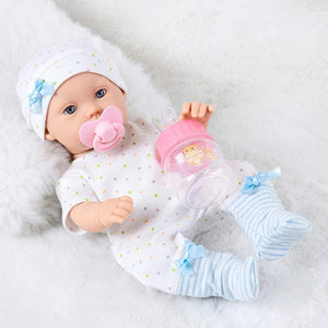 Planet Gates 05 30cm Reborn Baby Doll Soothing Simulation Enamel Doll Children's Soft Rubber Toy Gift