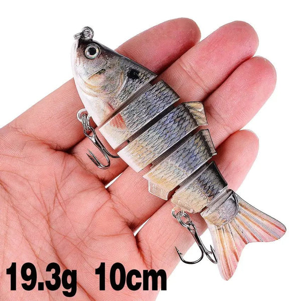 Planet Gates 05 Aorace Fishing wobbler Lifelike  6/7 Segment Swimbait Crankbait Hard Bait Slow 10cm 17g 15g Isca Artificial Lures Fishing Tackle