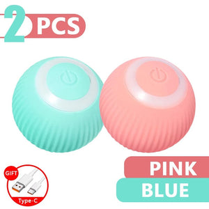 Planet Gates 05 Cat Interactive Ball Smart Cat Toys Electronic Interactive Cat Toy Indoor Automatic Rolling Magic Ball Cat Game Accessories