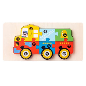 Planet Gates 05 Montessori Wooden Toddler Puzzles for Kids Montessori Toys for Toddlers 2 3 4 5 Years Old Top 3D Puzzle Educational Dinosaur Toy