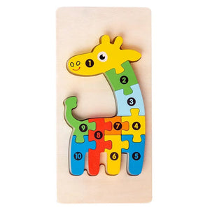 Planet Gates 05 Montessori Wooden Toddler Puzzles for Kids Montessori Toys for Toddlers 2 3 4 5 Years Old Top 3D Puzzle Educational Dinosaur Toy