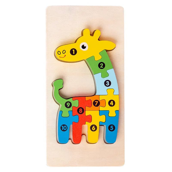 Planet Gates 05 Montessori Wooden Toddler Puzzles for Kids Montessori Toys for Toddlers 2 3 4 5 Years Old Top 3D Puzzle Educational Dinosaur Toy