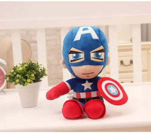 Planet Gates 05 NEW 27cm Man Spidermaned Plush Toys Movie Dolls Marvel Avengers Soft Stuffed Hero Captain America Iron Christmas Gifts for Kids