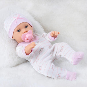 Planet Gates 06 30cm Reborn Baby Doll Soothing Simulation Enamel Doll Children's Soft Rubber Toy Gift