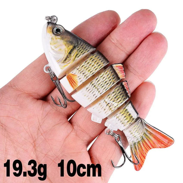 Planet Gates 06 Aorace Fishing wobbler Lifelike  6/7 Segment Swimbait Crankbait Hard Bait Slow 10cm 17g 15g Isca Artificial Lures Fishing Tackle