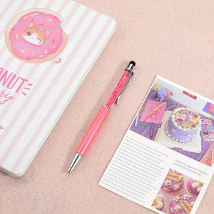 Planet Gates 06 / black Multicolor Metal Crystal Ballpoint Pen Custom Logo Pen Wedding Souvenir Advertising Gift School Teacher Office Stationery Pens