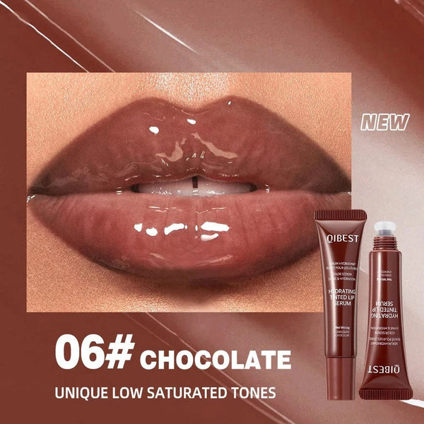 Planet Gates 06 Crystal Dark Brown Mirror Water Lip Gloss Nude Lip Glaze Transparent Glass Oil Waterproof Liquid Lipstick Clear Tint Makeup