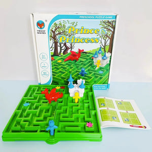 Planet Gates 06 Little Red Riding Hood Smart Hide&Seek Board Games With Solution Skill-Building Puzzle Logic Game Training Toy for Children