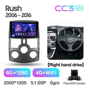 Planet Gates 06Rush 2K 128G-R / Russian Federation TEYES CC3L CC3 2K For Toyota Rush J200 1 2006 - 2016 Right hand drive Car Radio Multimedia Video Player Navigation stereo GPS Android 10 No 2din 2 din dvd