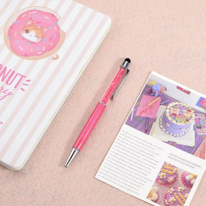 Planet Gates 07 / black Multicolor Metal Crystal Ballpoint Pen Custom Logo Pen Wedding Souvenir Advertising Gift School Teacher Office Stationery Pens