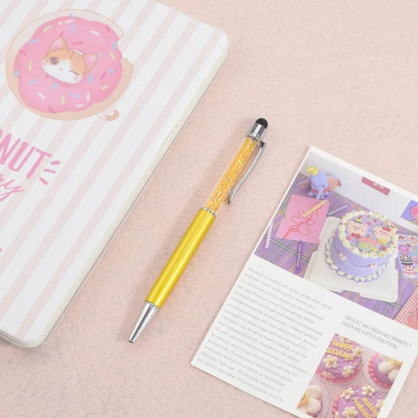 Planet Gates 09 / black Multicolor Metal Crystal Ballpoint Pen Custom Logo Pen Wedding Souvenir Advertising Gift School Teacher Office Stationery Pens