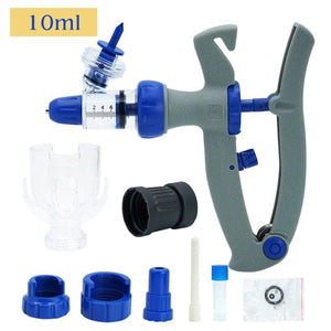 Planet Gates 1-10ml Automatic Veterinary Continuous Syringe Animal Injection Adjustable Vaccine for Livestock Pig Cattle Sheep Chicken