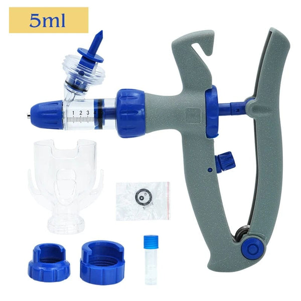 Planet Gates 1-10ml Automatic Veterinary Continuous Syringe Animal Injection Adjustable Vaccine for Livestock Pig Cattle Sheep Chicken