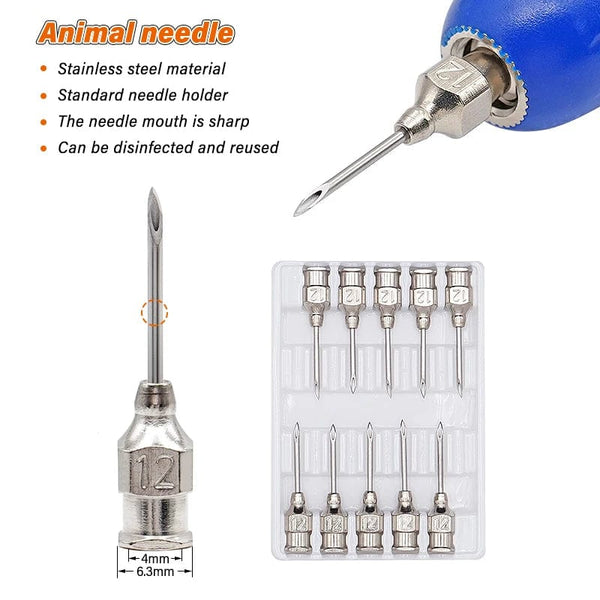 Planet Gates 1-10ml Automatic Veterinary Continuous Syringe Animal Injection Adjustable Vaccine for Livestock Pig Cattle Sheep Chicken