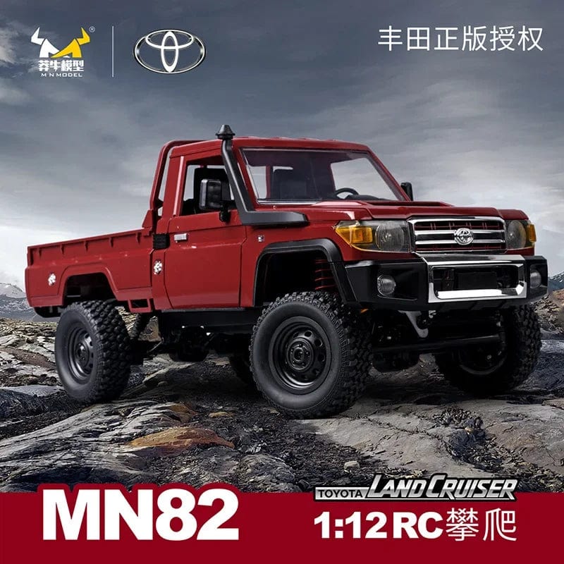 Planet Gates Yellow 1:12 MN82 Full Scale MN LC79 RTR Version RC Car 2.4G 4WD 280 Motor Proportional Off-Road Remote Control Car For Boys Xmas Gifts