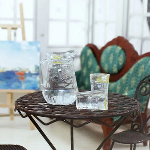 Planet Gates 1/12 Scale Simulation Miniature  Drinking Model Drinks Jug Cup Coffee Milk Lemon Water Orange Juice Doll Accessories