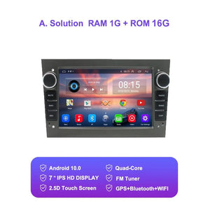 Planet Gates 1 16G 8"Android 10.0 Car Radio GPS Navigation autoradio multimedia player for opel astra h g zafira b vectra c d  head unit stereo
