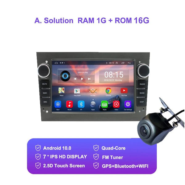 Planet Gates 1 16G Camera 8"Android 10.0 Car Radio GPS Navigation autoradio multimedia player for opel astra h g zafira b vectra c d  head unit stereo