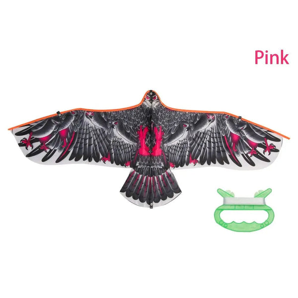 Planet Gates 1.1m Eagle Kite With 30 Meter Kite Line Large Eagle Fly Bird Kites Children Best Gift Family Trips Garden Outdoor Sports Game