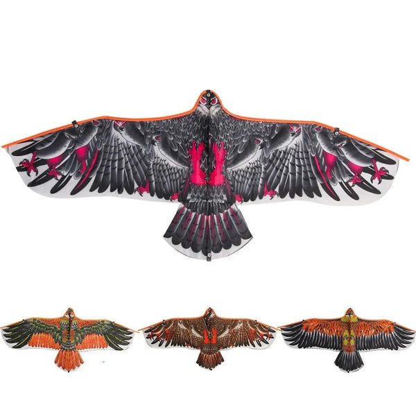 Planet Gates 1.1m Eagle Kite With 30 Meter Kite Line Large Eagle Fly Bird Kites Children Best Gift Family Trips Garden Outdoor Sports Game