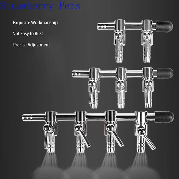 Planet Gates 1 2 3 4 5 Way Aquarium Air Splitter Valve Fish Tank Air Pump Flow Splitter Distributor Pump Valve Tap Lever Control Switch Valve