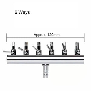 Planet Gates 1 2 3 4 5 Way Aquarium Air Splitter Valve Fish Tank Air Pump Flow Splitter Distributor Pump Valve Tap Lever Control Switch Valve