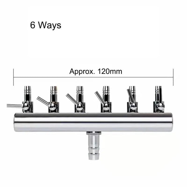 Planet Gates 1 2 3 4 5 Way Aquarium Air Splitter Valve Fish Tank Air Pump Flow Splitter Distributor Pump Valve Tap Lever Control Switch Valve