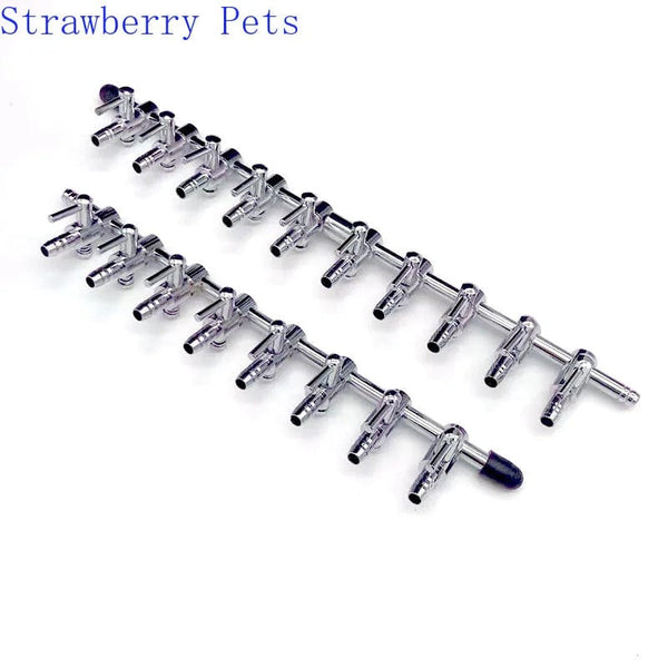 Planet Gates 1 2 3 4 5 Way Aquarium Air Splitter Valve Fish Tank Air Pump Flow Splitter Distributor Pump Valve Tap Lever Control Switch Valve