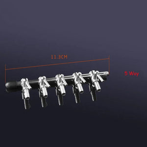 Planet Gates 1 2 3 4 5 Way Aquarium Air Splitter Valve Fish Tank Air Pump Flow Splitter Distributor Pump Valve Tap Lever Control Switch Valve
