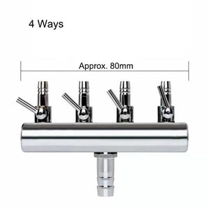 Planet Gates 1 2 3 4 5 Way Aquarium Air Splitter Valve Fish Tank Air Pump Flow Splitter Distributor Pump Valve Tap Lever Control Switch Valve