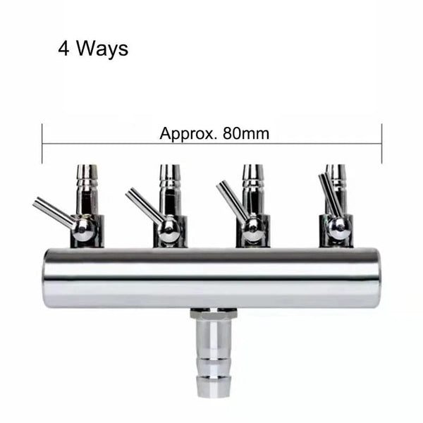 Planet Gates 1 2 3 4 5 Way Aquarium Air Splitter Valve Fish Tank Air Pump Flow Splitter Distributor Pump Valve Tap Lever Control Switch Valve