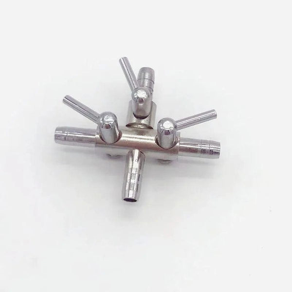 Planet Gates 1 2 3 4 5 Way Aquarium Air Splitter Valve Fish Tank Air Pump Flow Splitter Distributor Pump Valve Tap Lever Control Switch Valve