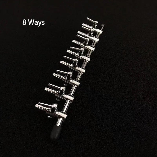 Planet Gates 1 2 3 4 5 Way Aquarium Air Splitter Valve Fish Tank Air Pump Flow Splitter Distributor Pump Valve Tap Lever Control Switch Valve