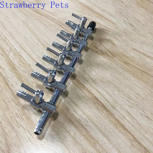 Planet Gates 1 2 3 4 5 Way Aquarium Air Splitter Valve Fish Tank Air Pump Flow Splitter Distributor Pump Valve Tap Lever Control Switch Valve