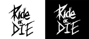 Planet Gates 1/2/3pc MTB Bike Frame Sticker Ride or Die Top Tube Sticker Bicycle Decals Decorative Frame Stickers Bike Stickers Bike Decal