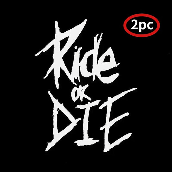 Planet Gates 1/2/3pc MTB Bike Frame Sticker Ride or Die Top Tube Sticker Bicycle Decals Decorative Frame Stickers Bike Stickers Bike Decal