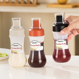 Planet Gates 1/2/3pcs, Squeeze Sauce Bottle, Leak Proof Refillable Condiment Container For Salad Ketchup Honey Jam, Squeeze Sauce Bottle Oyster Sauce Squeeze Bottle, Home Kitchen Supplies